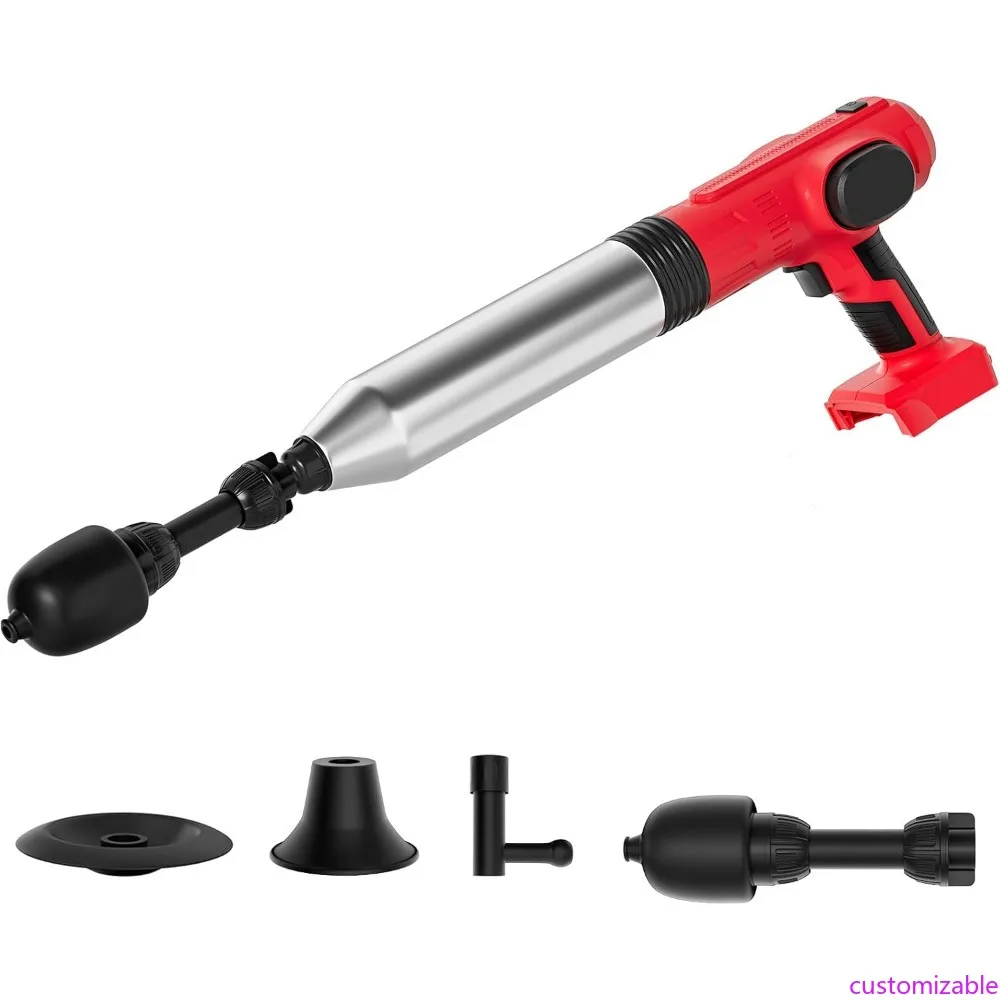 

18V Compatible Cordless Electric Toilet Plunger - High Pressure Drain