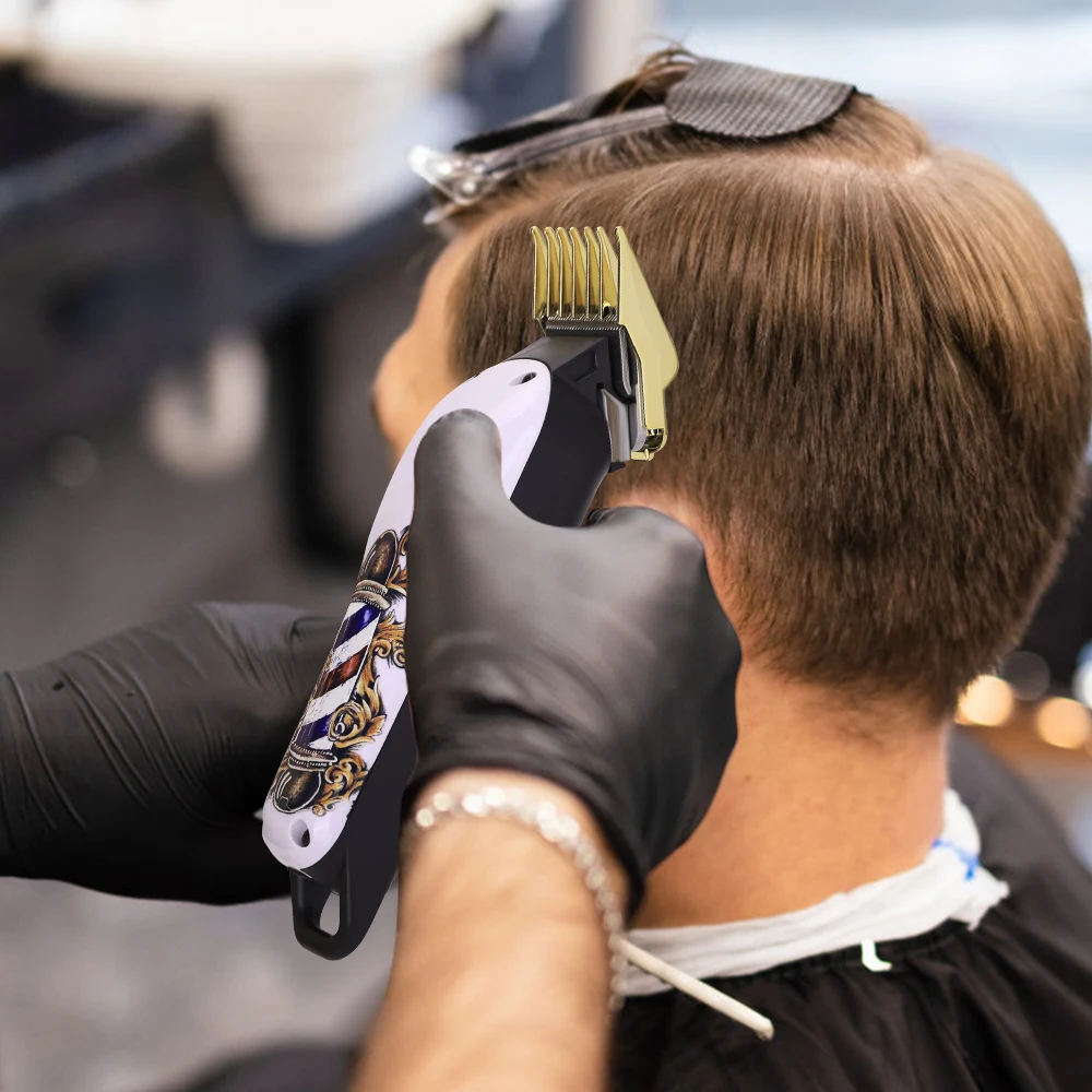 مجموعة استبدال دليل قطع مشط ماكينة قص الشعر العالمية، ملحقات ماكينة تشذيب الشعر الكهربائية الاحترافية #6