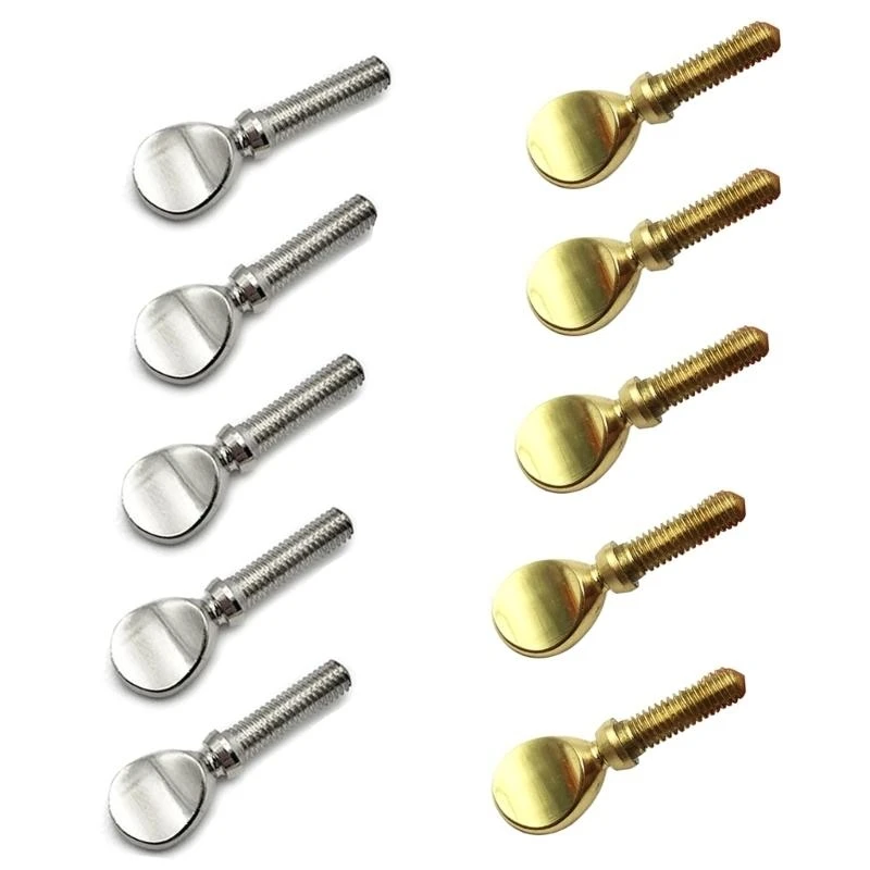 Golden Silver Sax Neck Screw Tightening Attach Screw for Soprano Alto Saxophone Neck Parts Thread Diameter 4mm