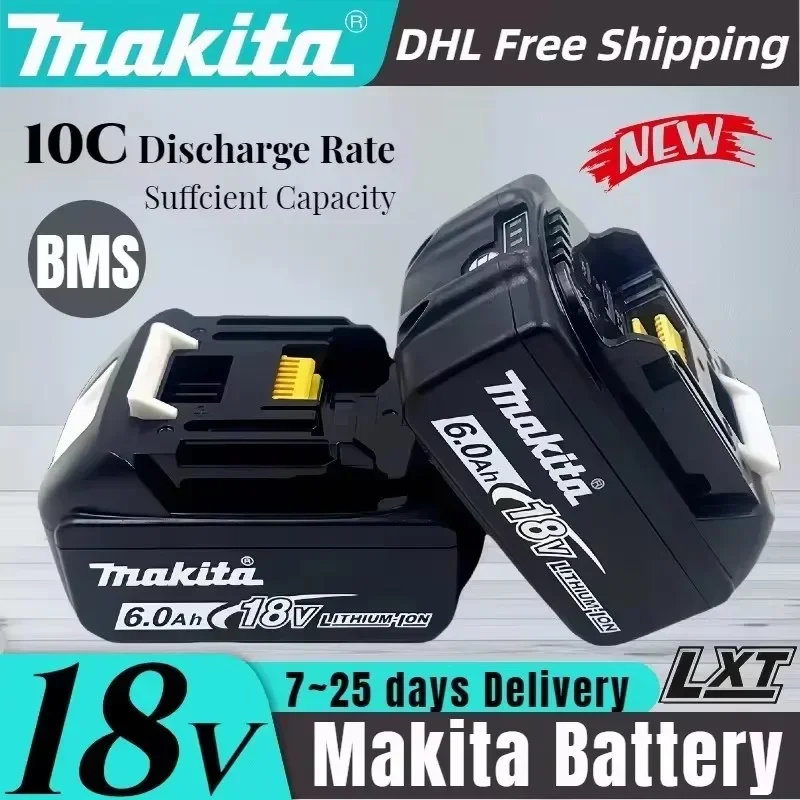 

100% Genuine/Original Makita 18v 6.0Ah for makita tools drill battery bl1850b BL1850 bl1860 bl 1860 bl1830 bl1815 bl1840 LXT400