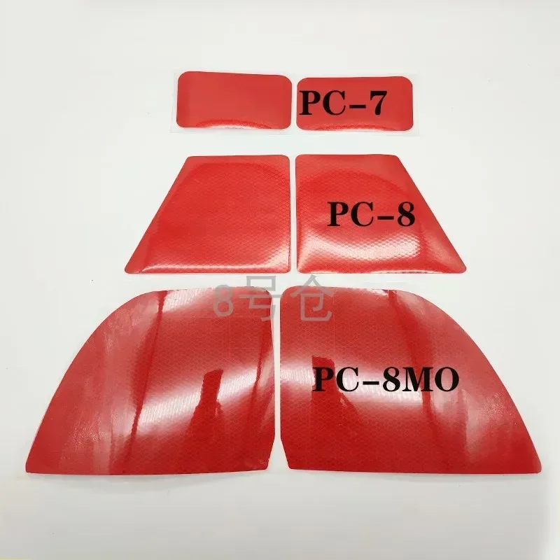 1 PCS sticker for komatsu excavator PC160 200-8MO 220 300-8-7 counterweight red anti-cursor butt honeycomb