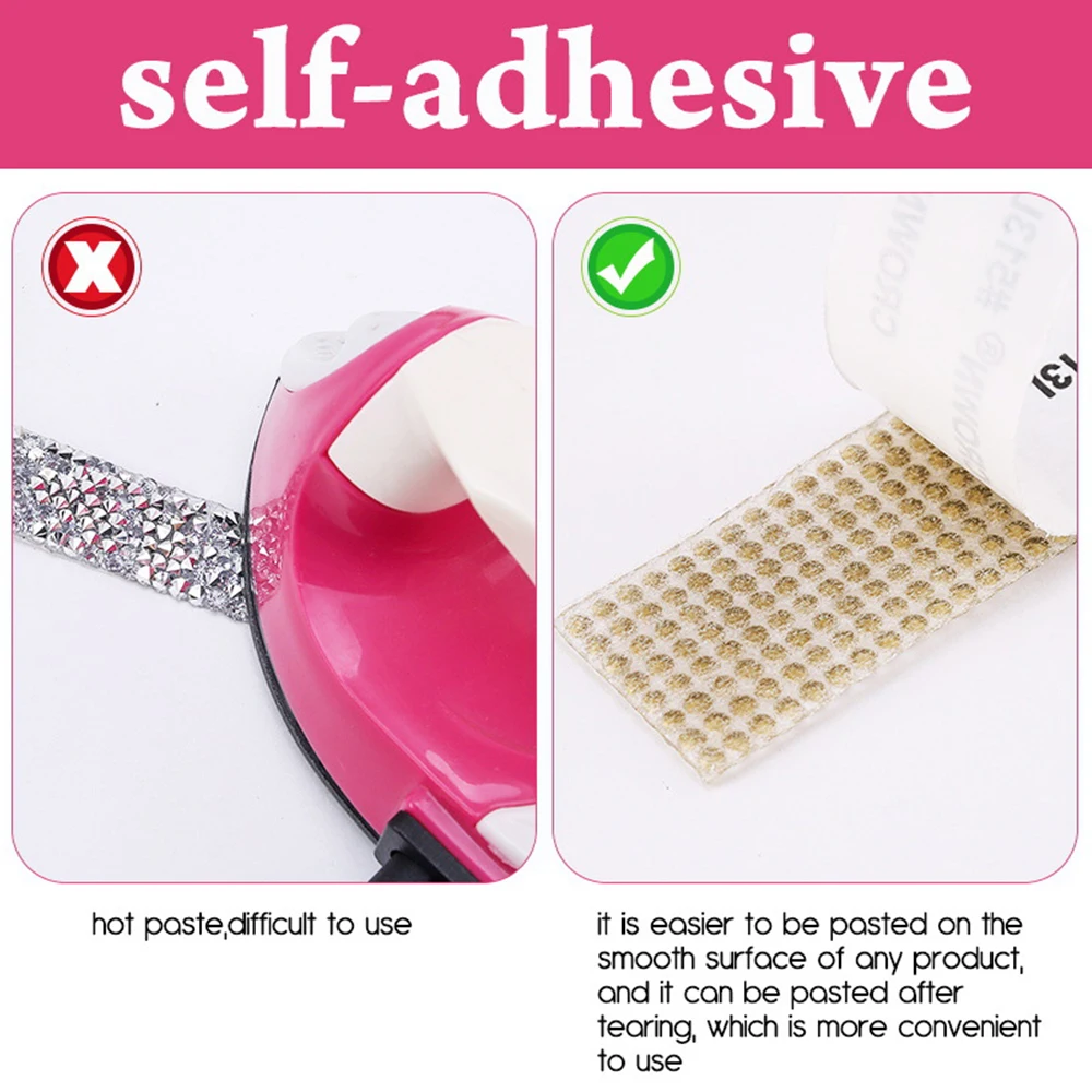 حجر الراين بلينغ أشرطة لفة الزفاف الديكور كريستال حجر الراين الشريط النطاقات حزام التفاف لزي الطاولة #6