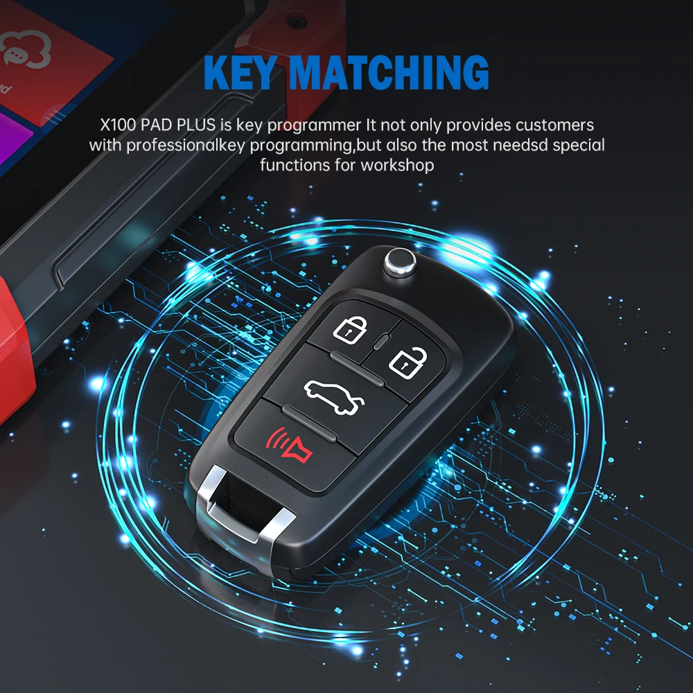 Originnal X100 PAD PLUS OBDII Car Diagnostic Tool X100 Key Programmer With 12 Special Functions Update Online for X-TOOL