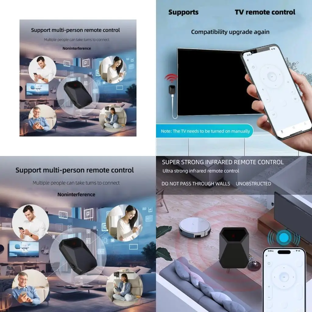 

B03F Universal Remote Offline Voice Recognition Auto Temperature Control 30℃ Triggering For HVAC Intelligent Home Integration