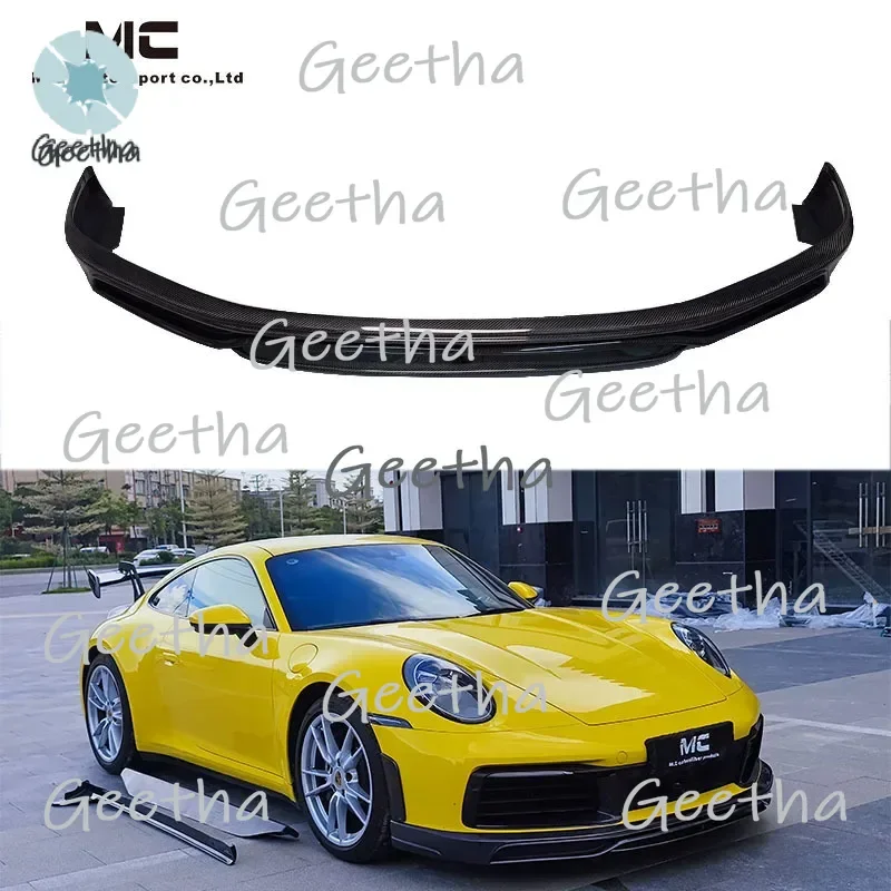 

Для авто внешний автомобильный бампер Т-образный задний диффузор для Porsche Carrera 911 922, передний бампер из углеродного волокна, спойлер