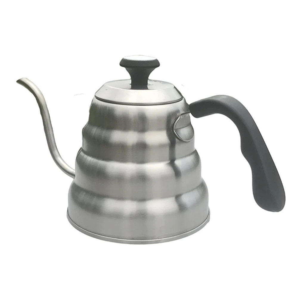 

Coffee Kettle 1.2L Stainless Steel Cafetera Fine Mouthed Pot With Thermometer Coffee Pot Pour Over Drip Filter For Home Office