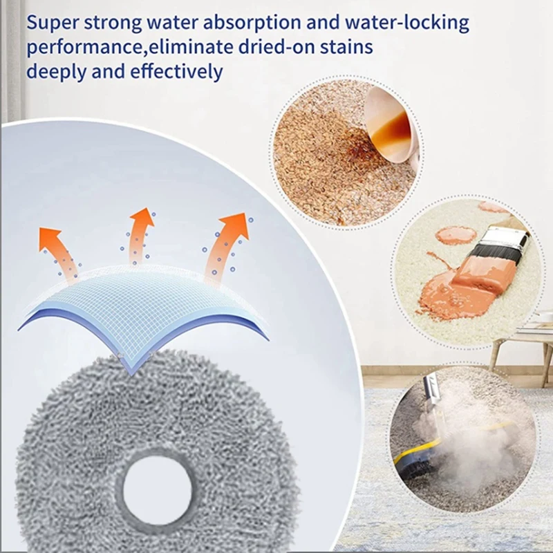 Mop Stand+Mop Cloth For Dreame Bot X10 X20 X10pro L20 Ultra Series Robot Vacuum Cleaner Replacement Accessory