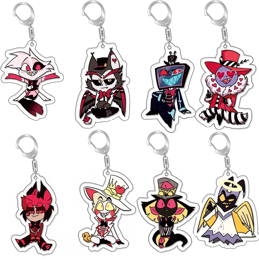 

5cm Anime Peripheral Acrylic Anime Characters Keychain Clothes Bag Pendant gifts