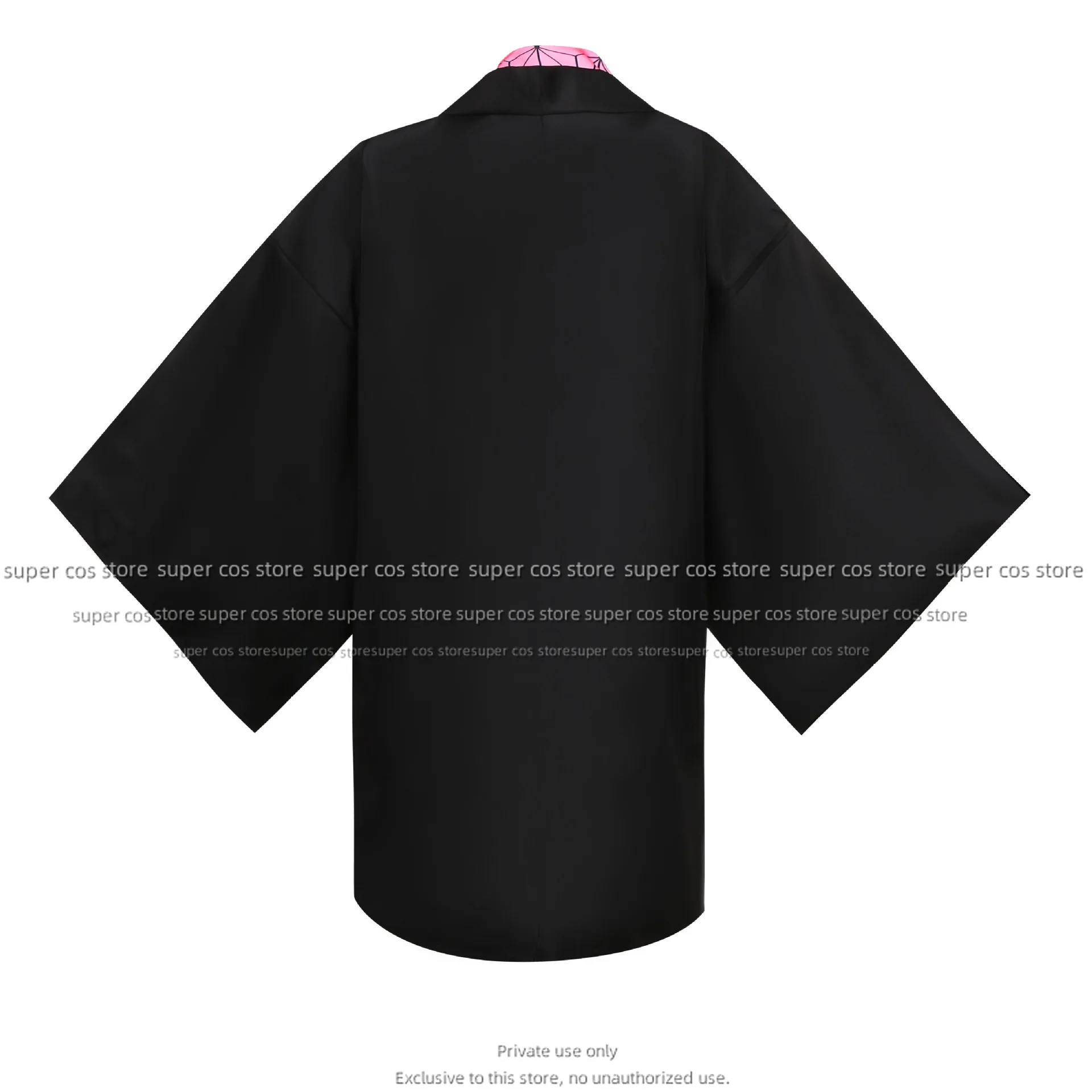 Anime Kimetsu No Yaiba Kamado Nezuko Cosplay Kostuum Kimono Demon Slayer Cosplay Pruiken Haren Halloween Carnaval Vrouwen Outfit