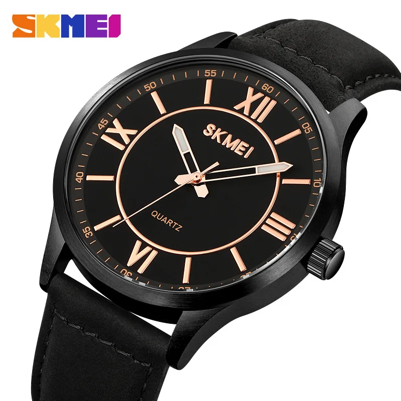 Часы Skmei мужские Кварцевые водонепроницаемые с ремешком и ремешком