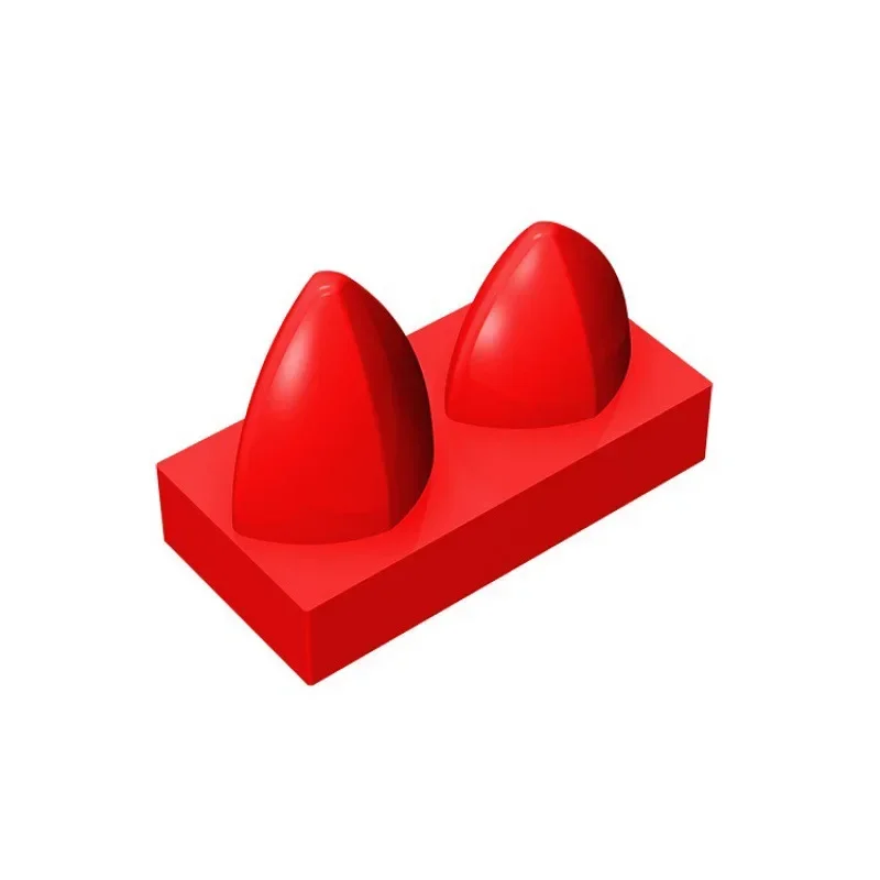 

[114Pcs]【50G】 15209 Interlocking 2x1 with 2 pointed corner plates on top