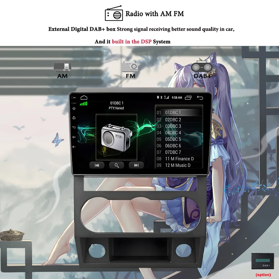 9 ''QLED Android 14 8G Ram Car GPS Navi Music Video مشغل وسائط متعددة لـ GAZ Gazelle Next 2013 - 2021 وحدة رأس ستيريو تلقائية #4