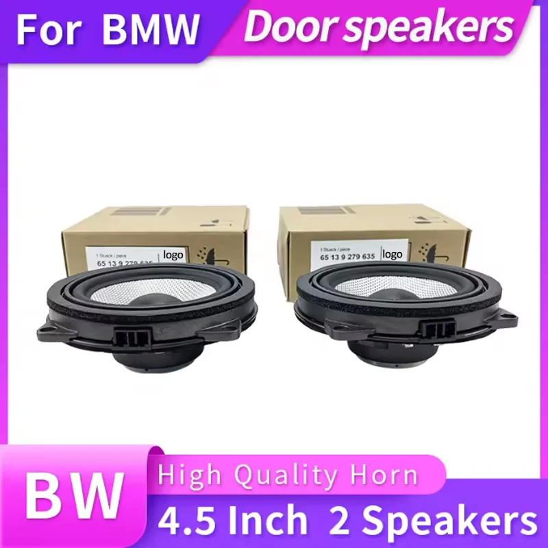 4.5 Inch Car Speaker For BMW F30 G20 F20 F30 F32 G30 G01 G05 1 2 3 4 5 Series X1 X2 X3 Door Audio Horn Accessories