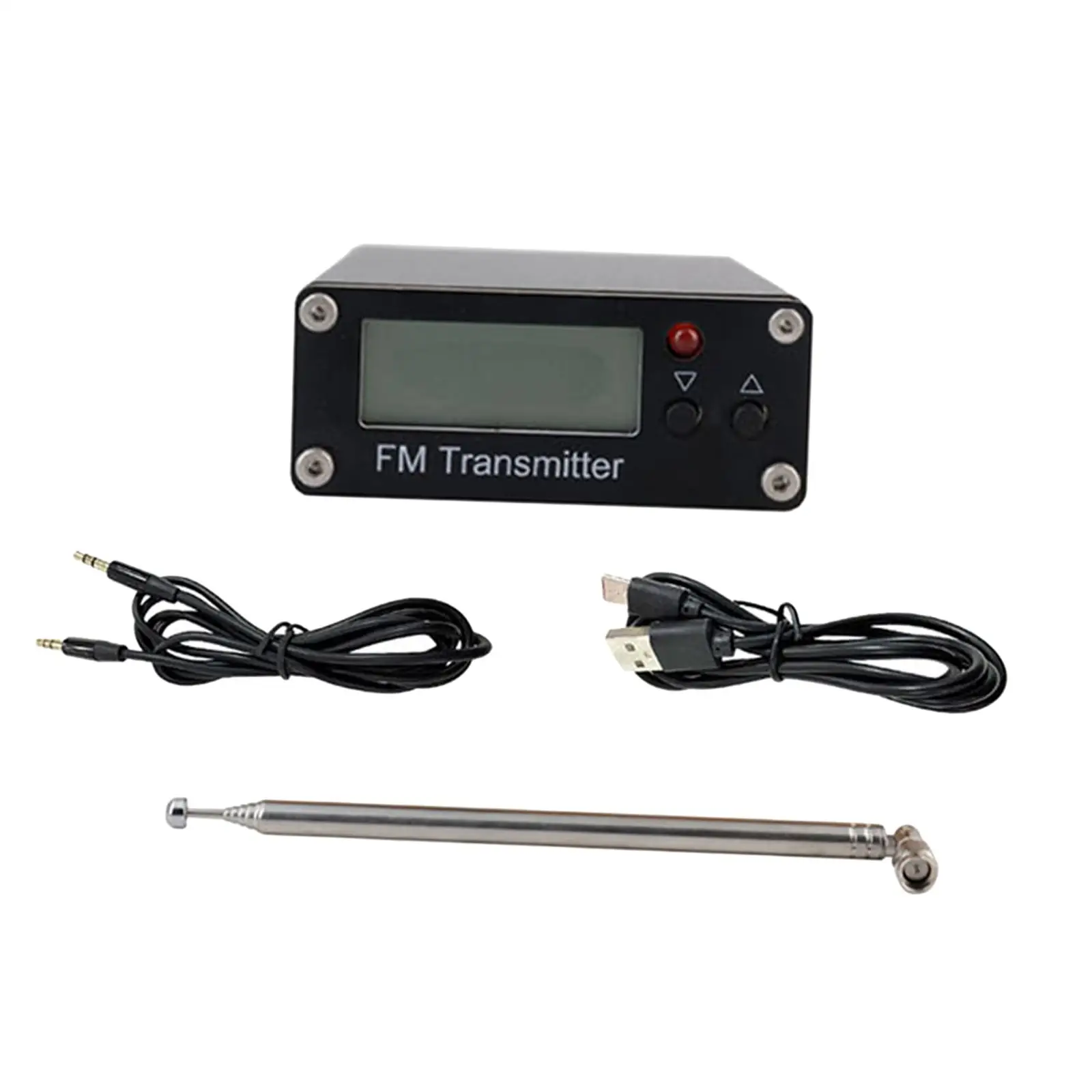 0.5W FM Transmitter with 2000M Distance for School Parking Lot Radio Station