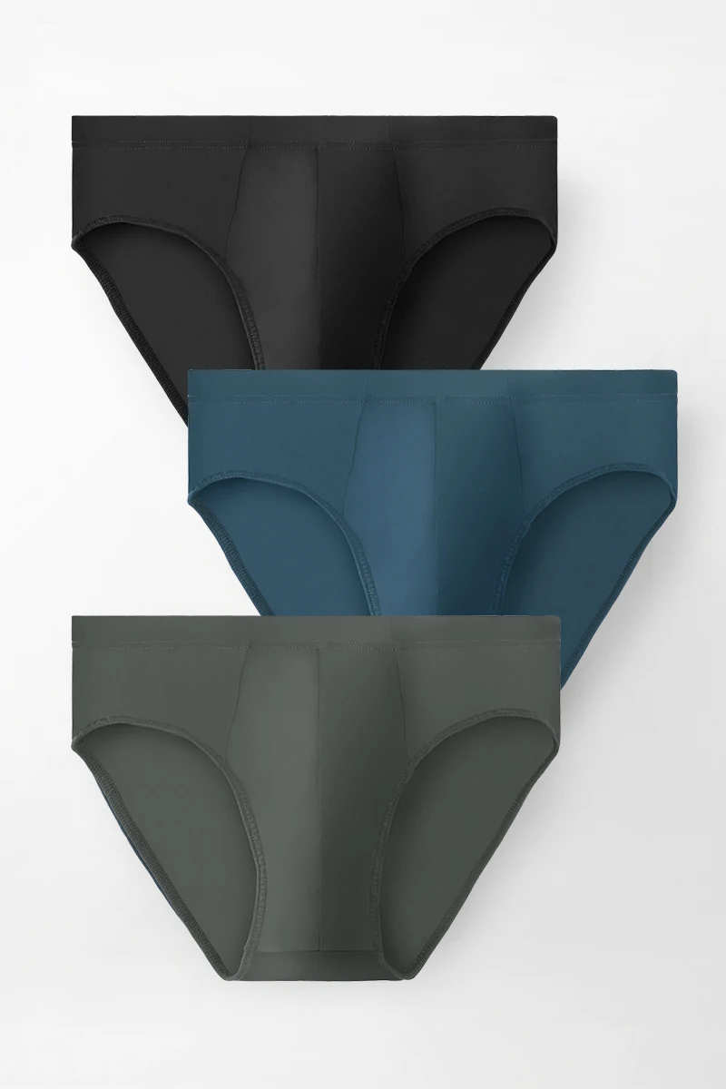 3pc Plus-size comfortable briefs with a loose fit, fat friends can also enjoy themselves