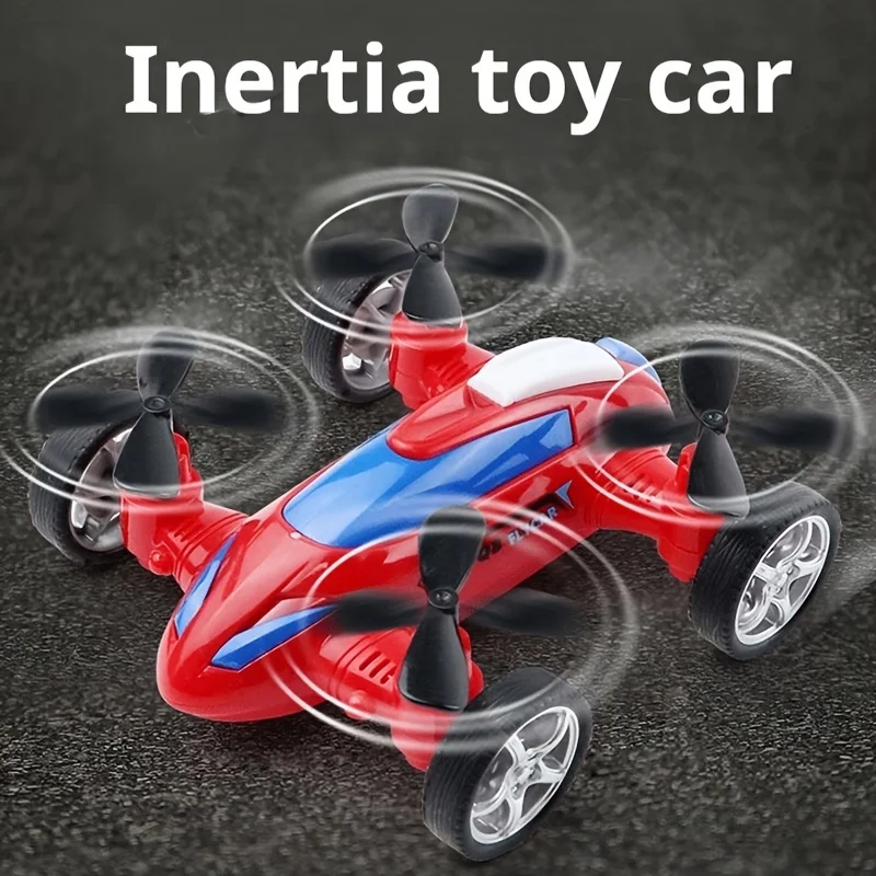 

Rotating wing inertia all-wheel drive toy car, inertia sliding puzzle model car