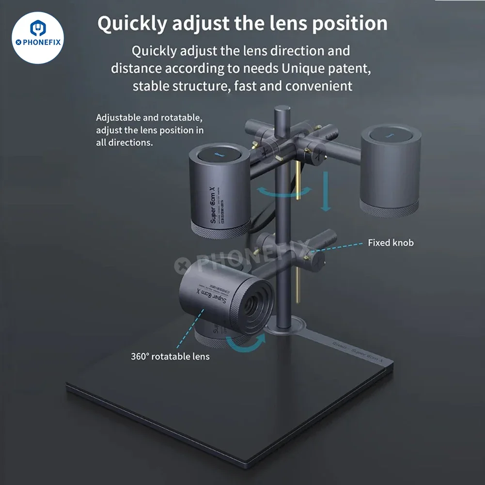 Qianli Toolplus Thermal Super Cam X Kamera 3D Tester zwarć telefonu komórkowego Diagnostyka PCB Analizator usterek Naprawa