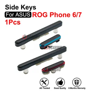 Bilashmart Black Red Blue Power On OFF Volume Buttons Side Keys ASUS ROG7 ROG Phone 6 7 ROG6 Replacement Part