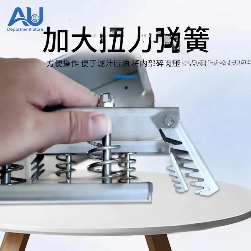 1kg Raw Meat Press Mold Stainless Steel Double Pressure Spring Ham Bacon Making Tool Lunch Meat Press