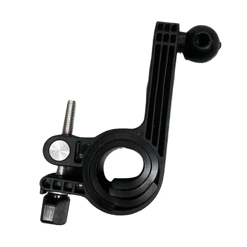 652F easy installs Handlebar Clamp Base Versatile Handlebar Clamp Mount Base Phone Mount Adapter for 17mm Ball Socket Devices