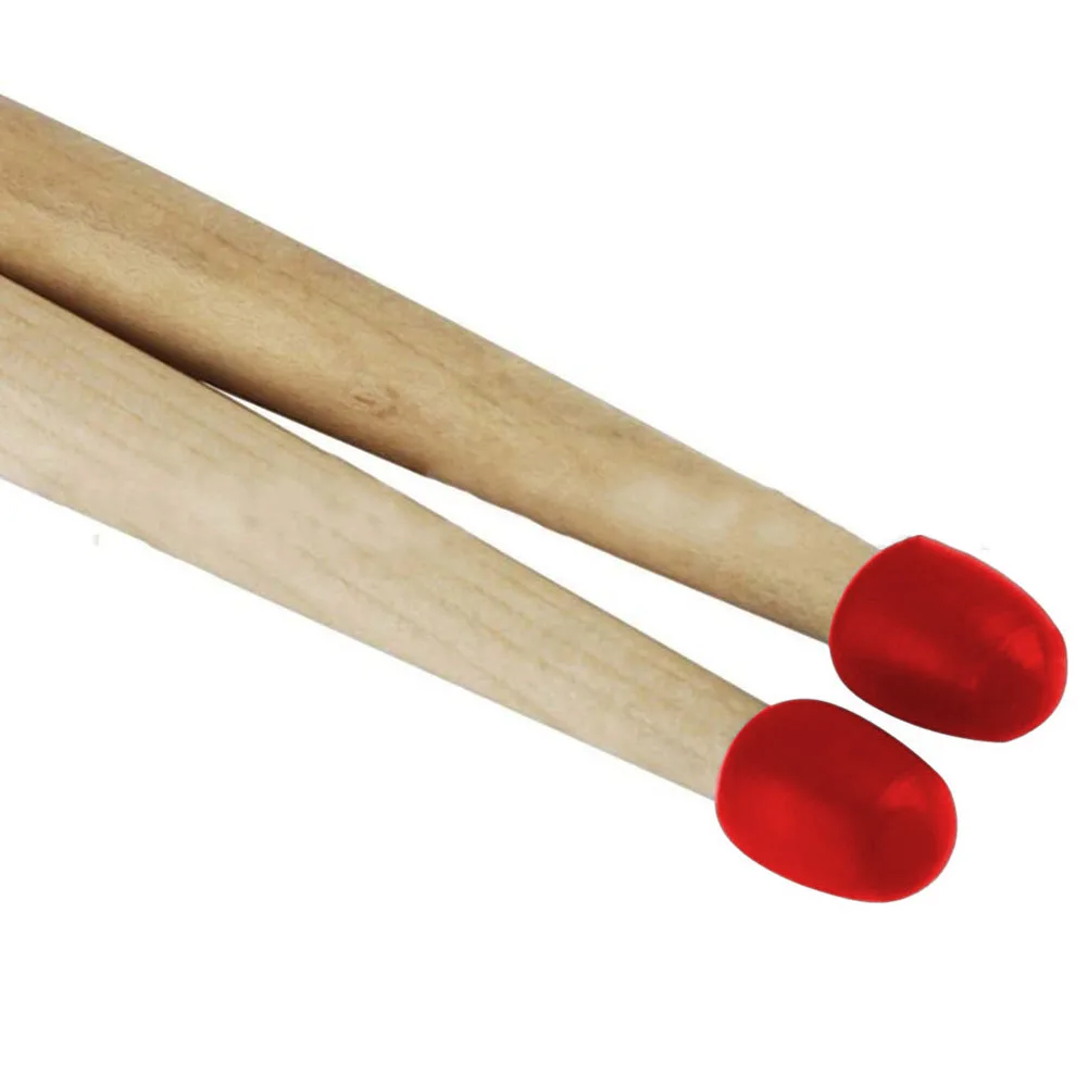 Flexible Drumstick Mute Covers 10 Pack Made of Silicone for Smoother Practice Experience and Less Audible Disturbance