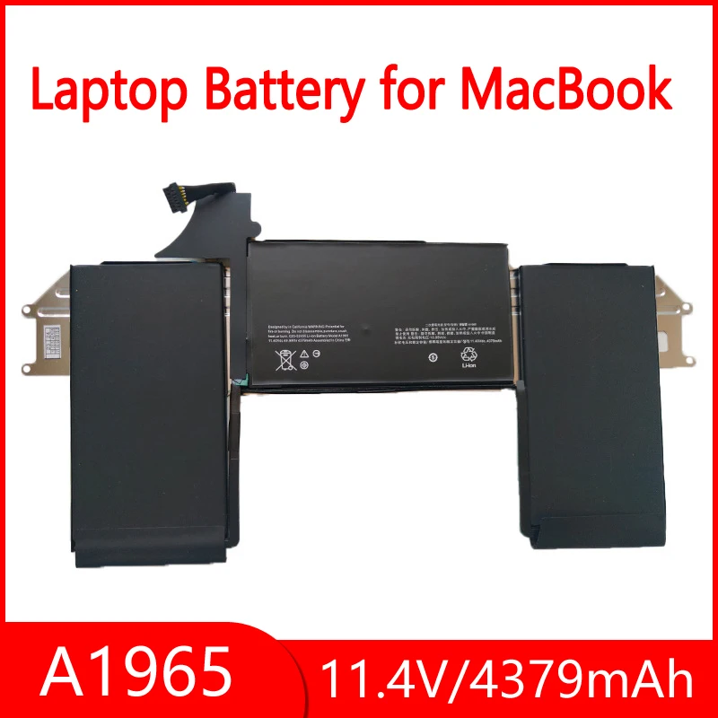 

A1965 Аккумулятор для ноутбука Apple Macbook Air Retina A1932 2018 2019 года Аккумулятор 11,40 В 4379 мАч