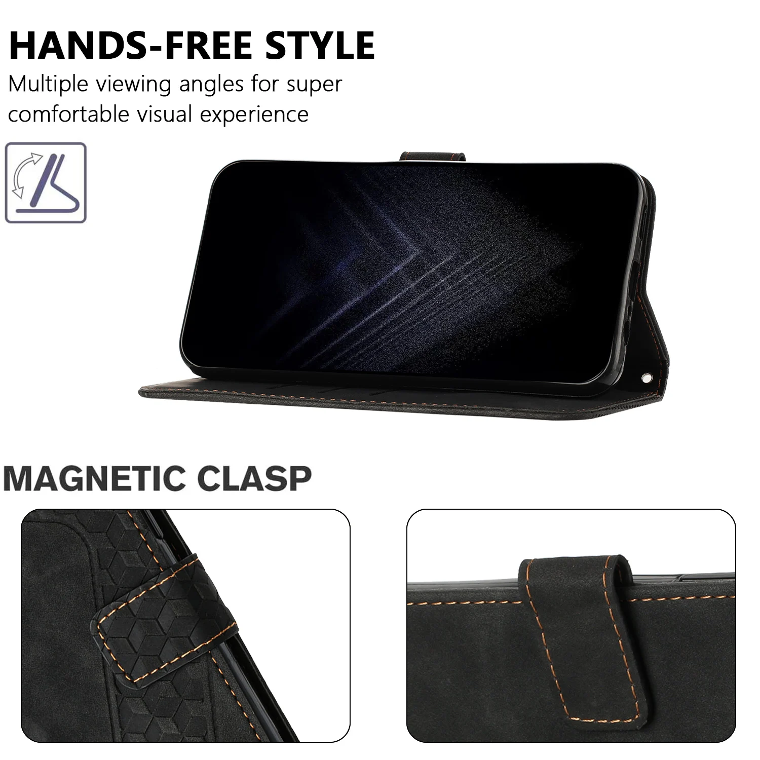 Magnetic Leather Wa…