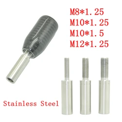 Stainless Steel Gear Shift Knob Extender Extension Lever M8/10/12*1.25/1.5