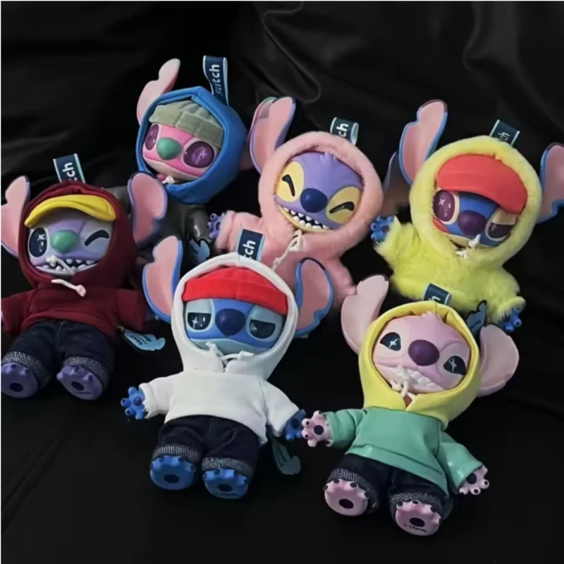 

Слепая коробка Disney 2025 Stitch Gen Z, уличная серия, слепая коробка, виниловая плюшевая настольная подвеска, уличная стежка, подарки-сюрпризы
