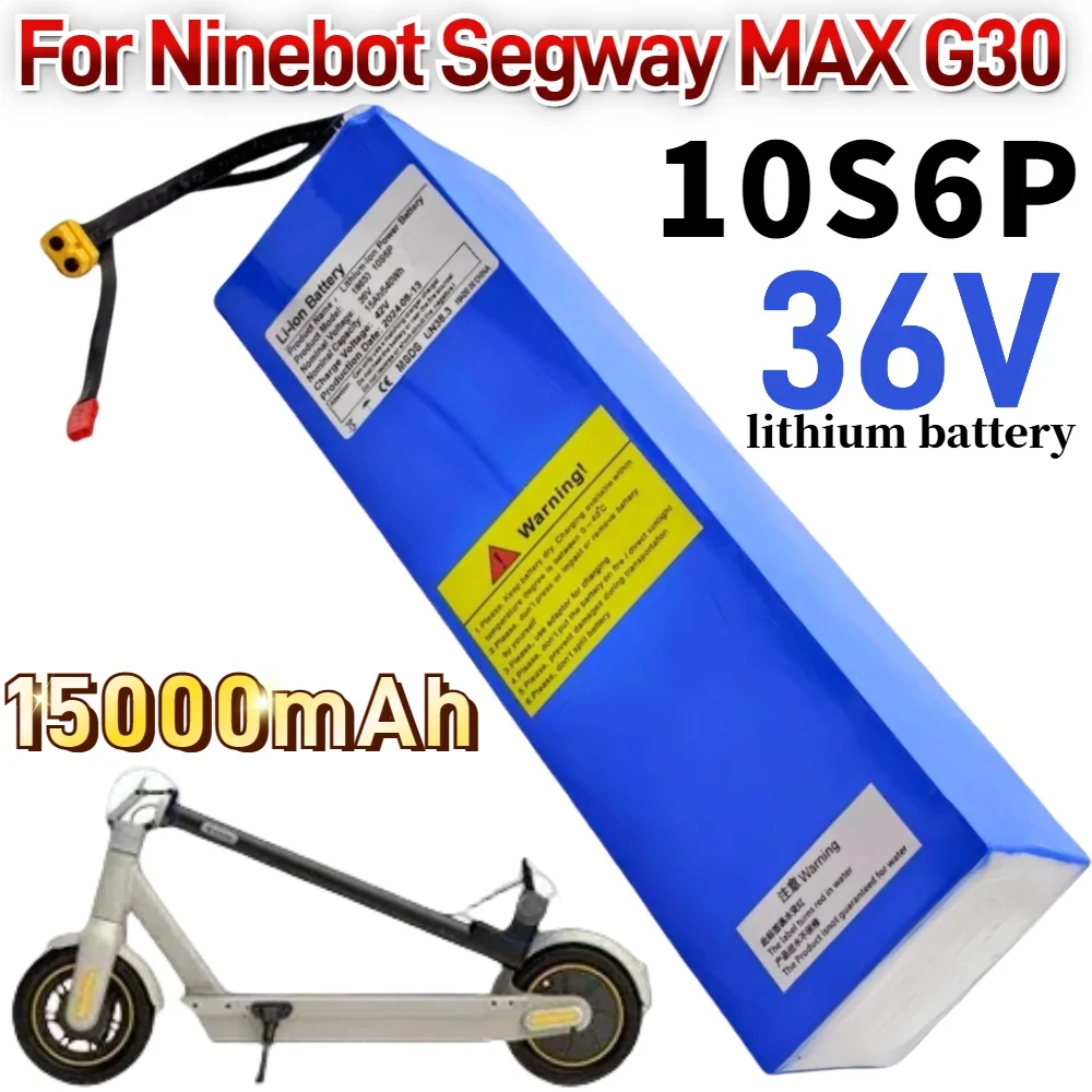

original 36V 15000mAh Li-ion battery pack For Xiaomi Ninebot G30 MAX No. 9 Electric Scooter battery