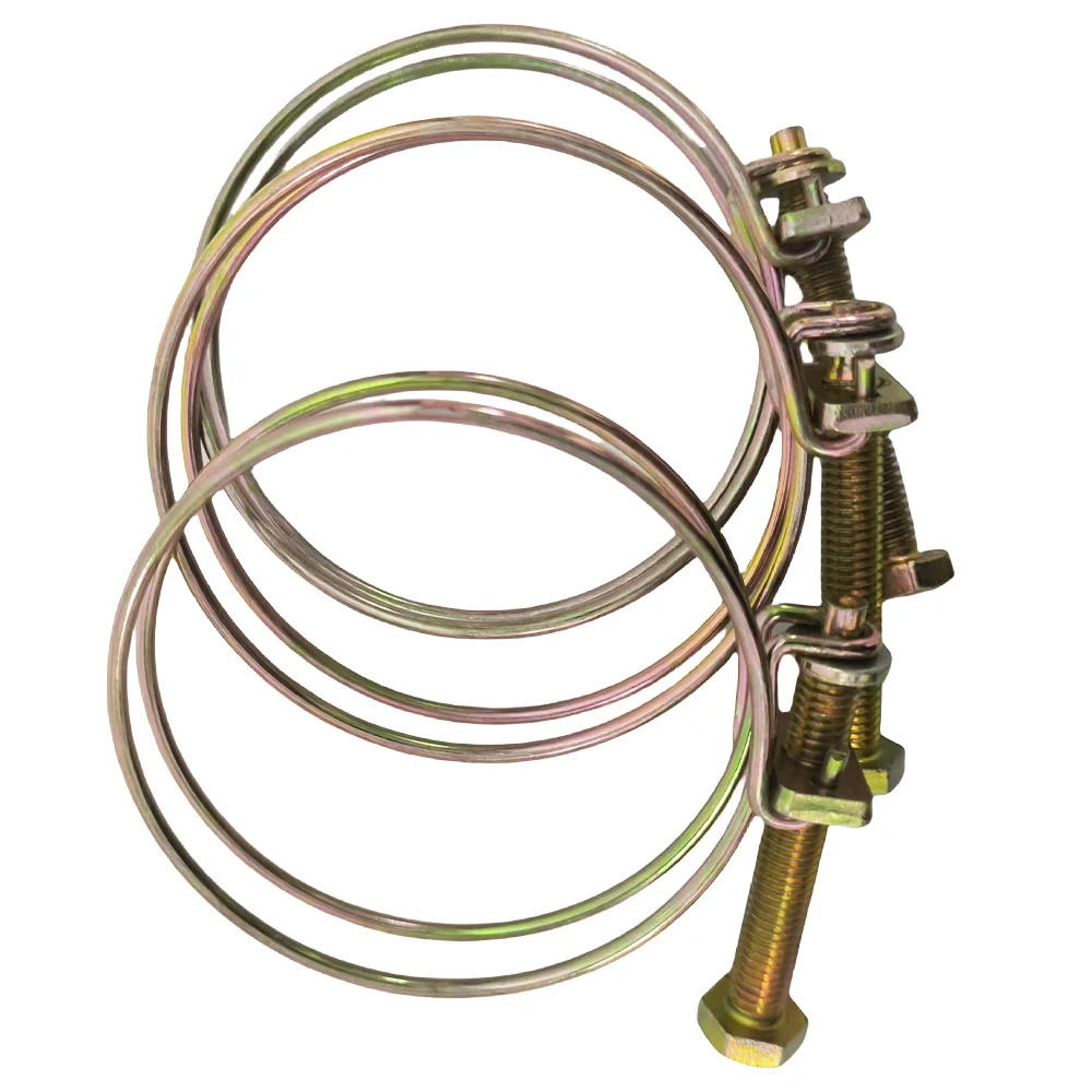 ダブルスチールワイヤースロートクランプ,パイプクランプ,ホース,水道管,頑丈なパイプに適しています