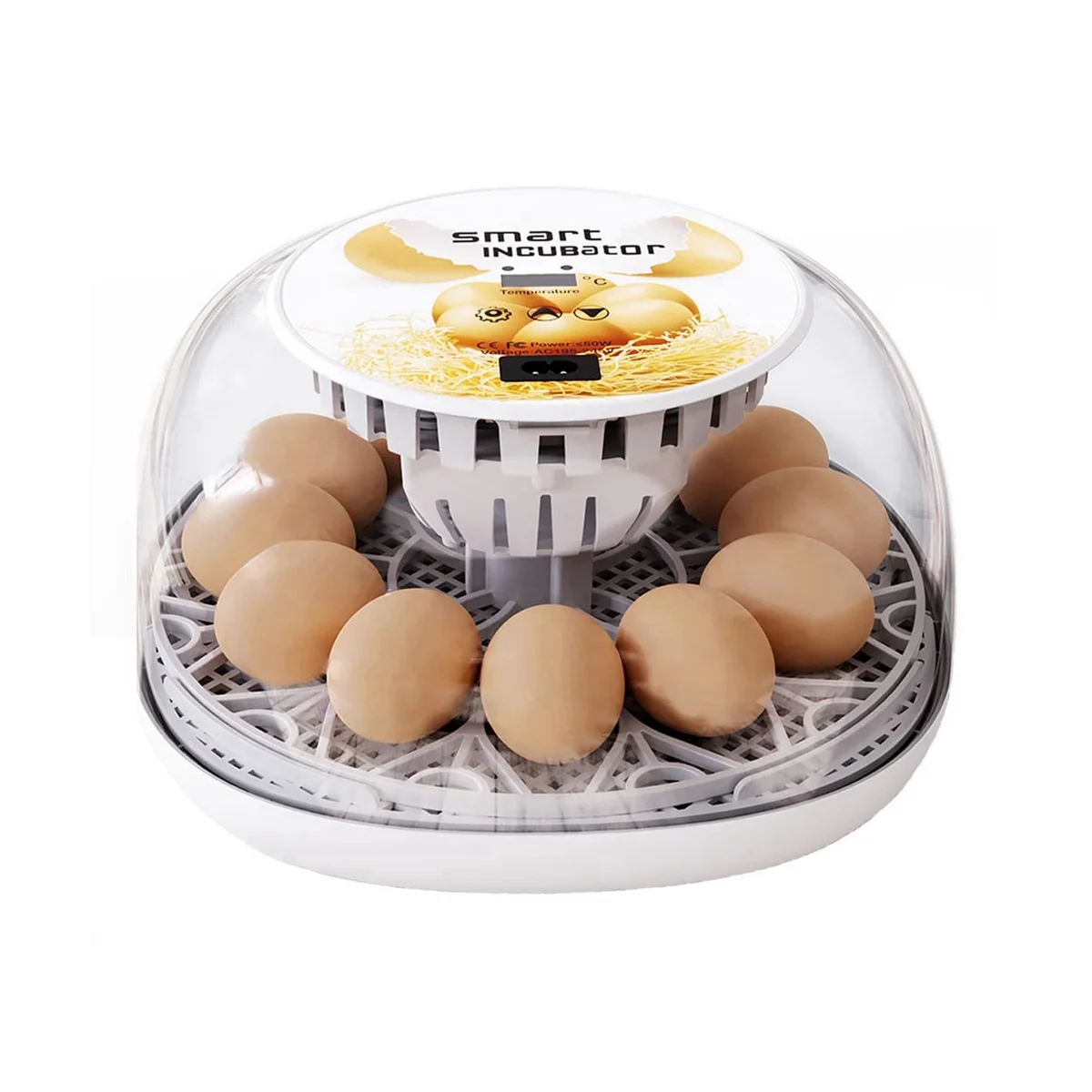 Egg Incubators Chicken Incubators Farm Poultry Hatcher Machine Automatic Egg Turning Temperature Control US Plug