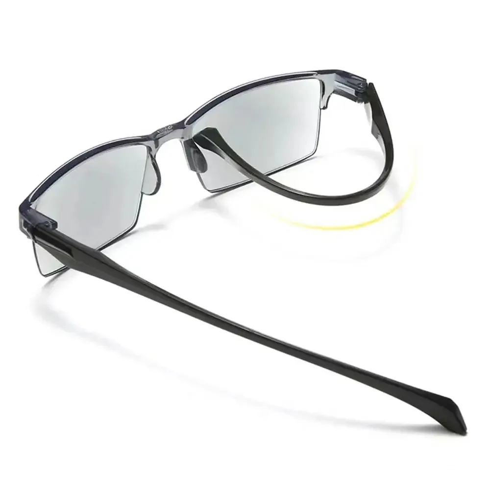 Intelligente automatische Zoom-Lesebrille ultraleichte randlose Anti-Blue-Ray-Strahlens chutz optische Blaulicht brille Unisex