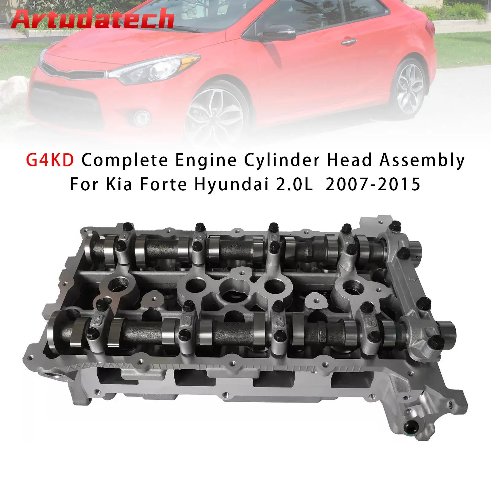 

Artudatech G4KD Complete Engine Cylinder Head Assembly For Kia Forte Hyundai 2.0L 2007-2010 2011 2012 2013 2014 2015 221002G150