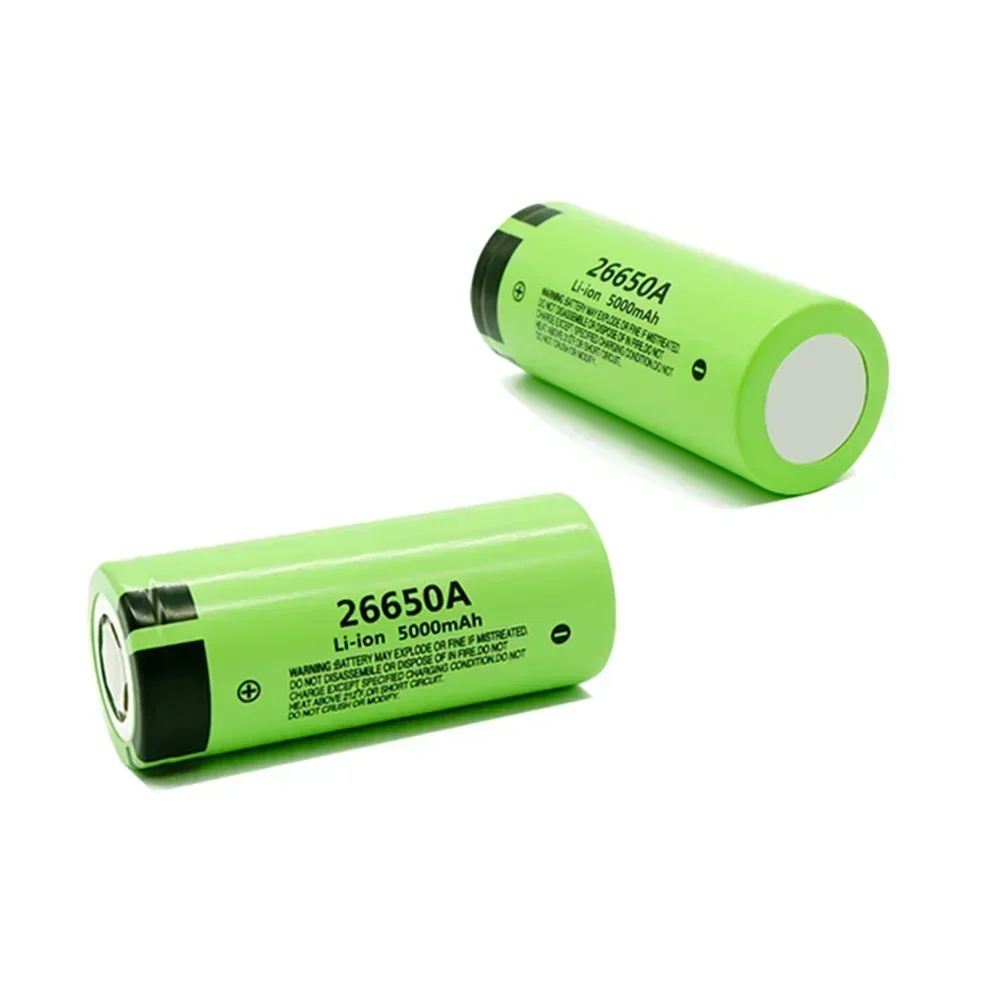 100% Original Hohe Kapazität 26650A 26650 5000mAh lithium-batterie für Taschenlampe power Bank Li-Ion Akkus