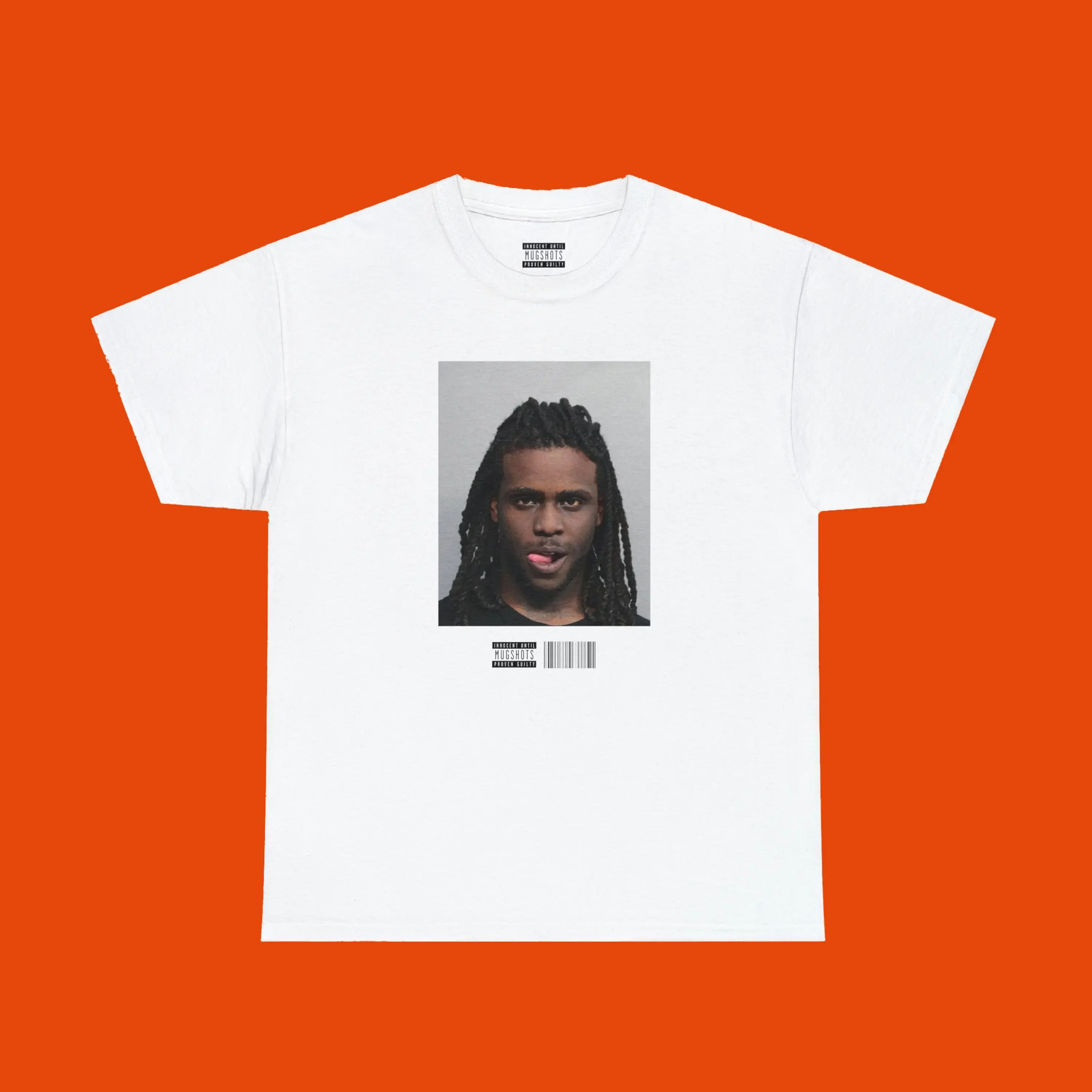 

Chief KEEF Mugshot TSHIRT CELEBRITY Y2k Fashion Inspired Rap T Shirt