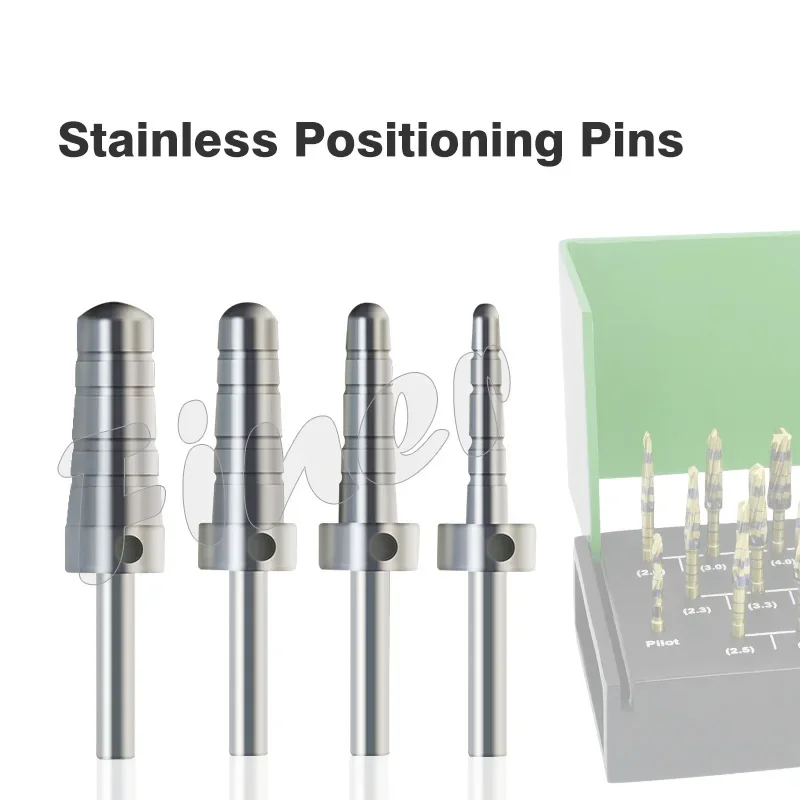 Dental Osseodensification Burs Kit Implant Drills Long Short Ridge Expansion Bone Cutting Drills for Surgical Dental Alveolotomy