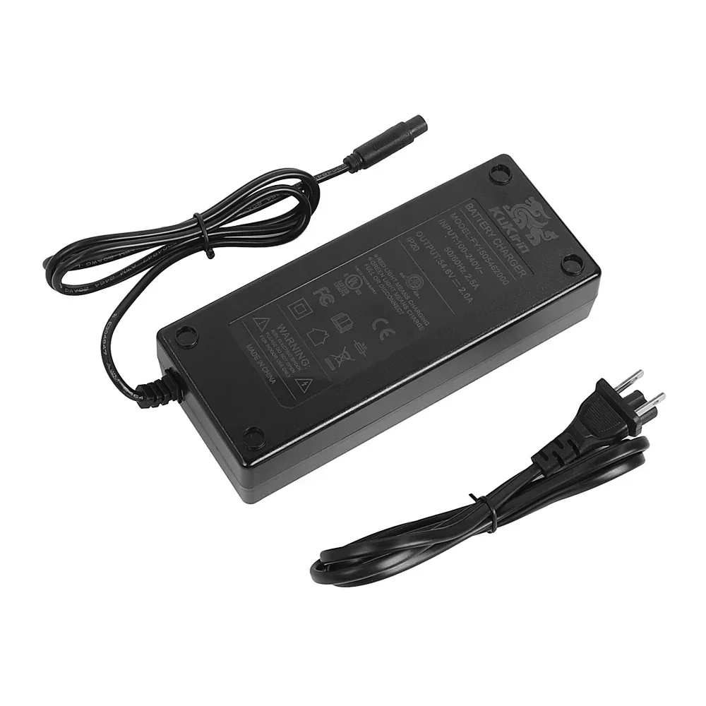 Battery Charger 54.6V 2A For KUGOO Kukirin G2 PRO DB Charger EU US Plug Electric Scooter Battery Adapter Accessories Parts