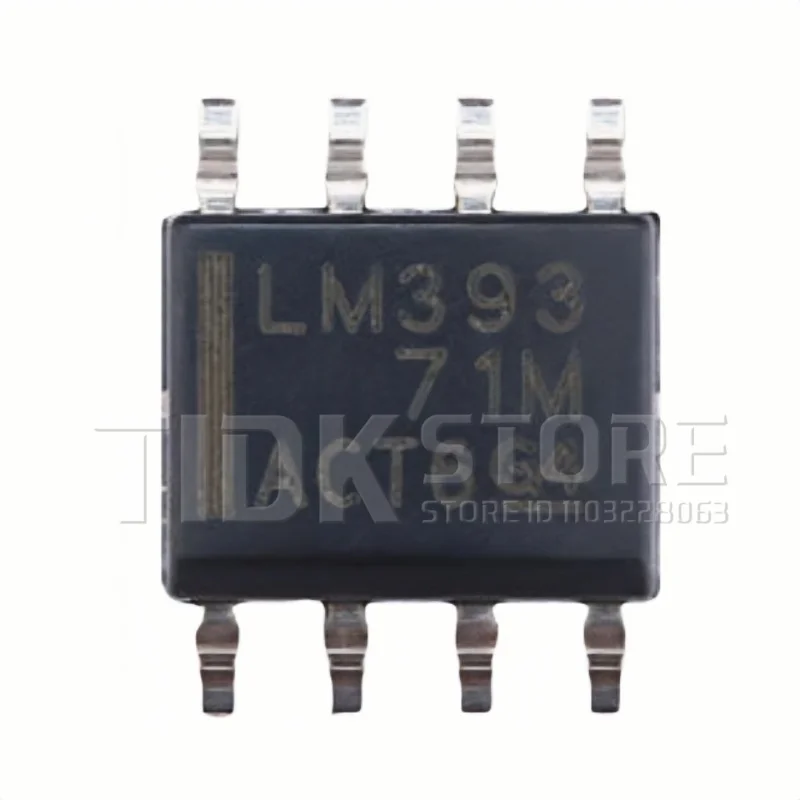 10 PZ/LOTTO LM393 LM393DR LM393DR2G SOP8 100% NUOVO