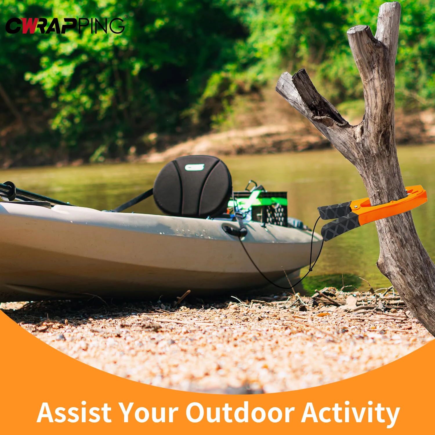 

Портативный якорь для ручки каяка с большим зажимным ртом, рыболовная щетка, захват, якорная ручка из нержавеющей стали, доски для весла для каяков