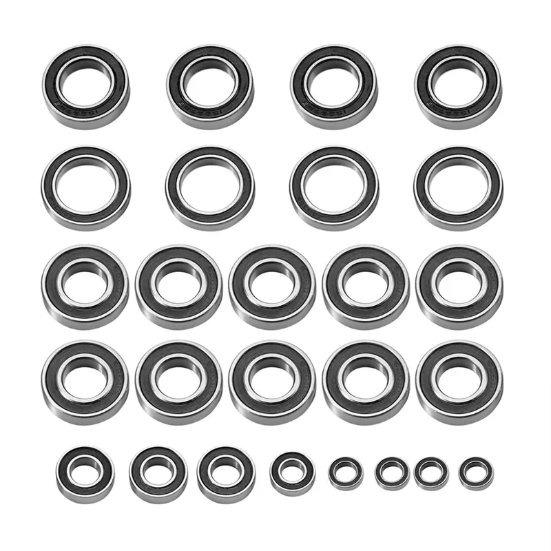 26Pcs Sealed Bearing Kit for Arrma 1/5 KRATON 8S Outcast 8S RC Car Upgrade Parts Accessories