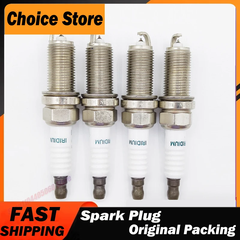

4PCS 90919-01243 FK16HR-11 Dual Iridium Spark Plug For Toyota Auris Premio Ractis Urban Cruriser 1.5L 1NZ-FE Allion 2005-2016