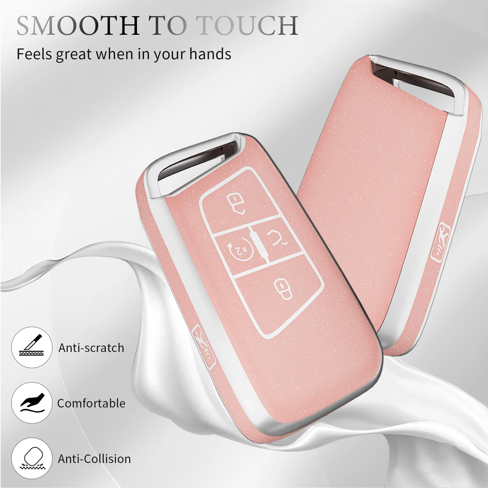 ل VW Volkswagen مفتاح فوب غطاء بولي TPU حماية مفتاح حافظة شل لشركة فولكس فاجن ID.4 ID.3 جولف 8 MK8 MK4 سكودا اوكتافيا سيات ليون اكسسوارات السيارات #2