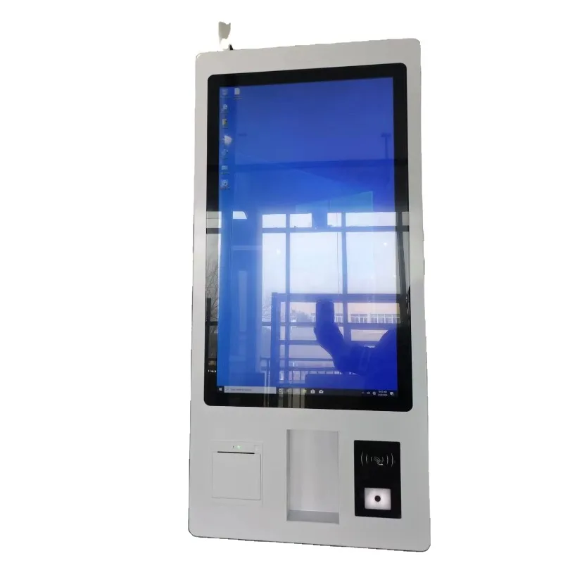 

21.5/24/27/32'' Capacitive Touch Screen Bill Payment Kiosk 80mm Built-In Printer QR Scanner For Win/ Android OS Payment