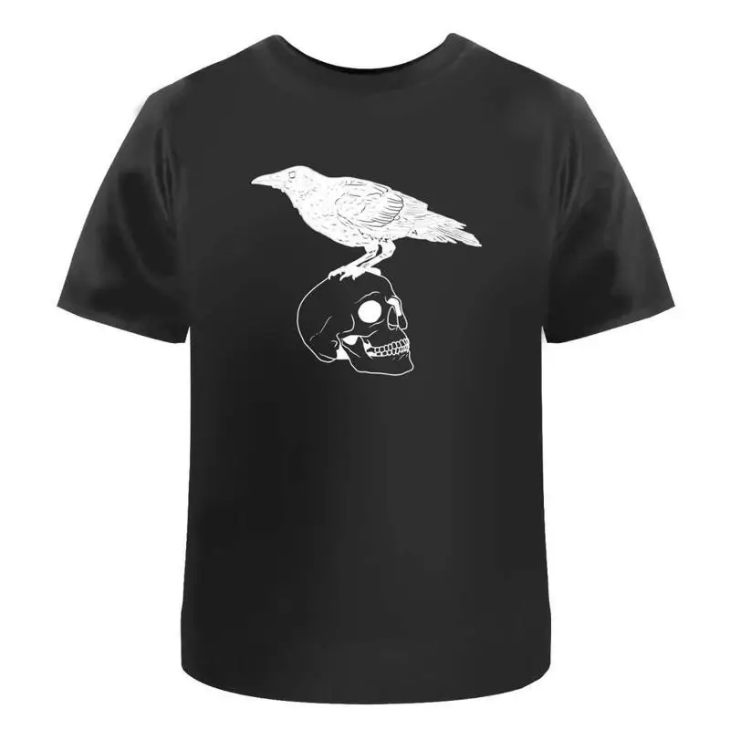 

Хлопковая футболка Crow Skull Ta038917
