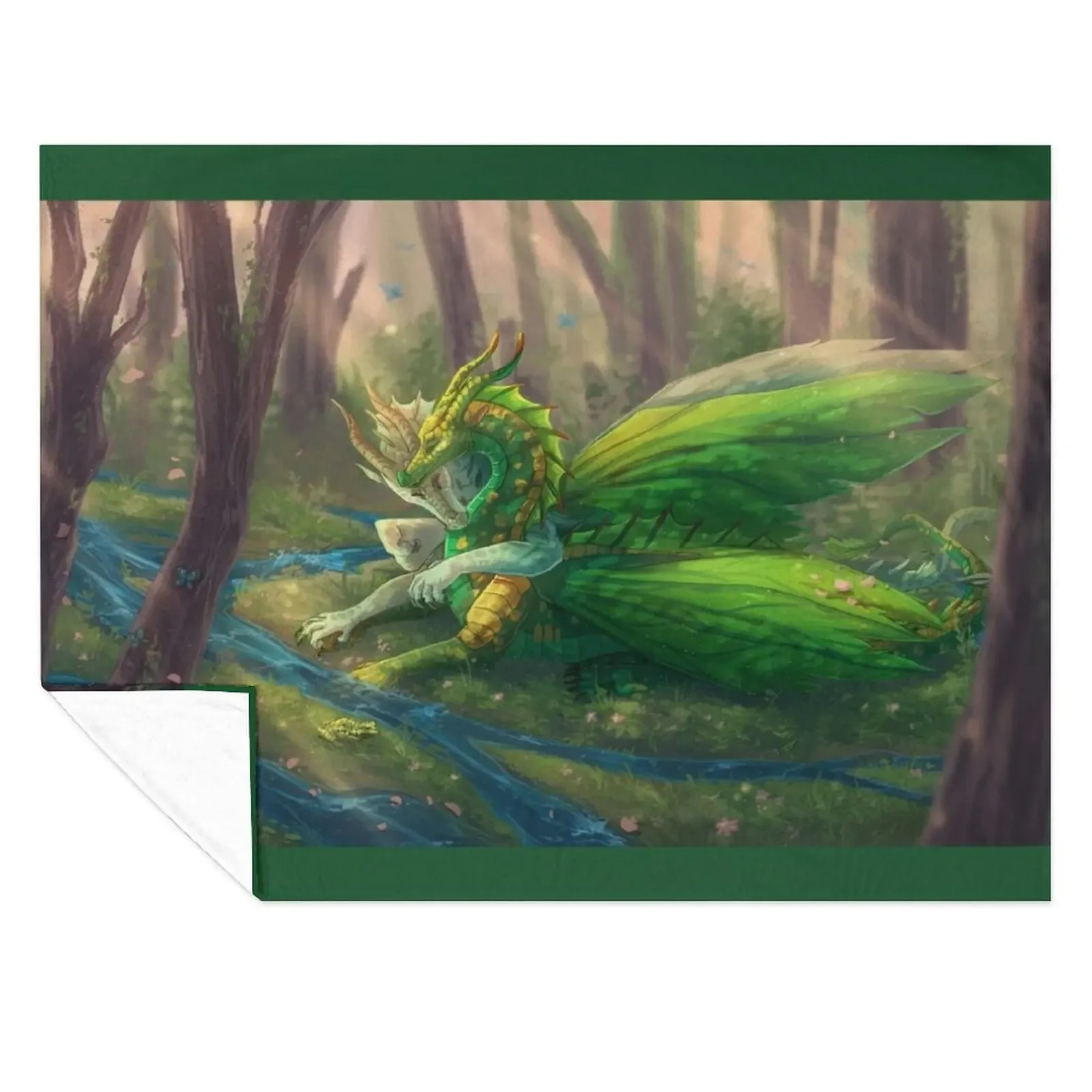 

Wings of Fire - Sundew and Willow Throw Blanket Hair Beach Tourist Fashion Sofas Blankets