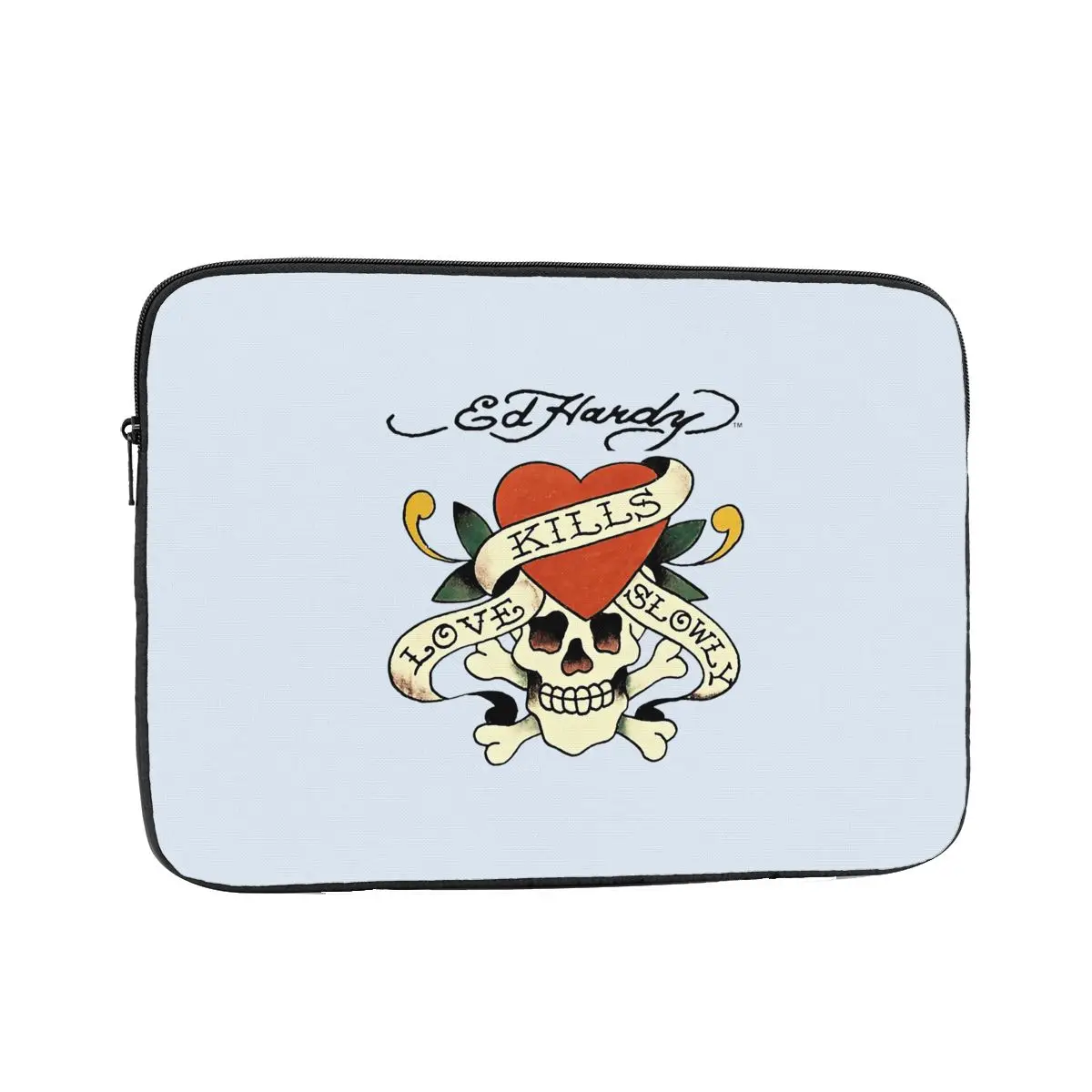 Ed Hardy Love Kills Slowly Notebook Laptop Bag Case Pouch 10 12 13 15 17 Inch For Macbook Air Pro Tablet Shockproof Case Bag
