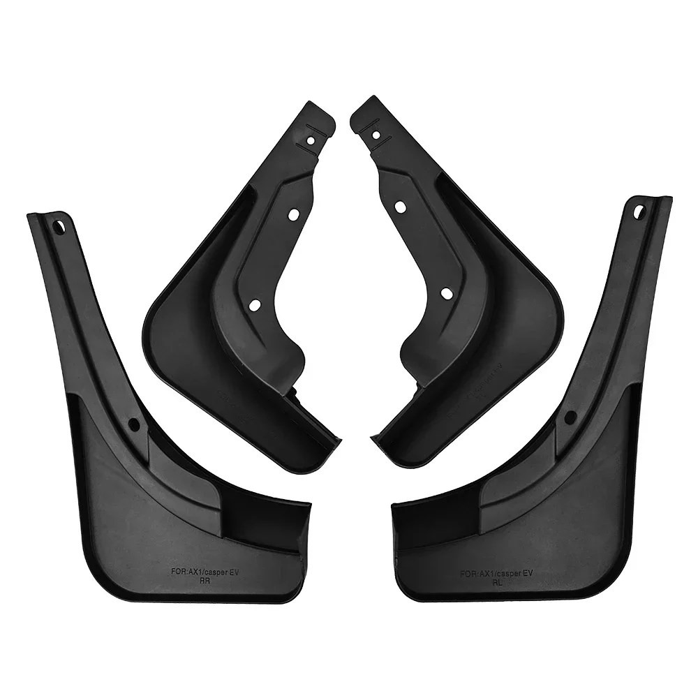 4PCS Für Hyundai Casper AX1 EV 2024 Schmutzfänger Kotflügel Kotflügel Schmutzfänger Auto Reifen Vorne Hinten Räder Kotflügel Auto zubehör Schwarz – Detail 2