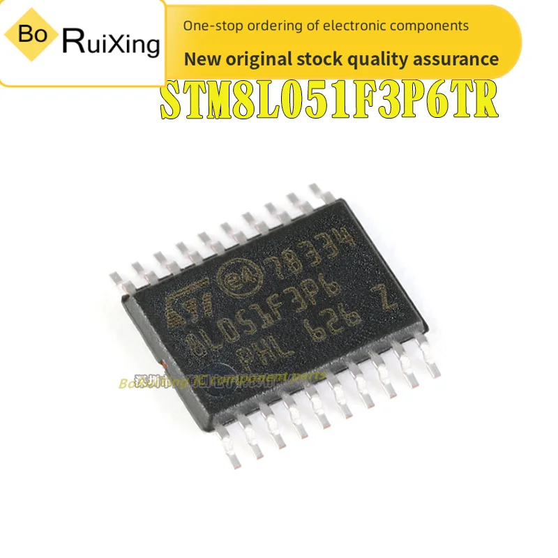 5PCS/LOT STM8L051F3P6TR STM8L052R8T6 STM8L101K3T6 STM8L151G4U6 STM8L151R8T6 STM8L152M8T6 TSSOP20 NEW ORIGINAL MCU IN STOCK