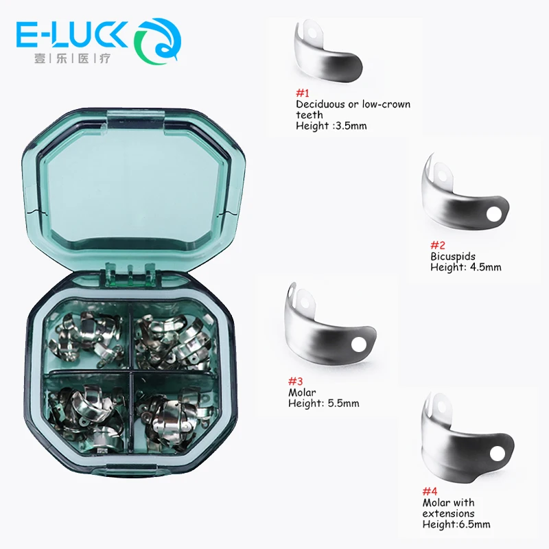 Dental Matrix Bands Sectional Contoured Metal Matrices For Teeth Replacement Dentist Tools Dentistry Material